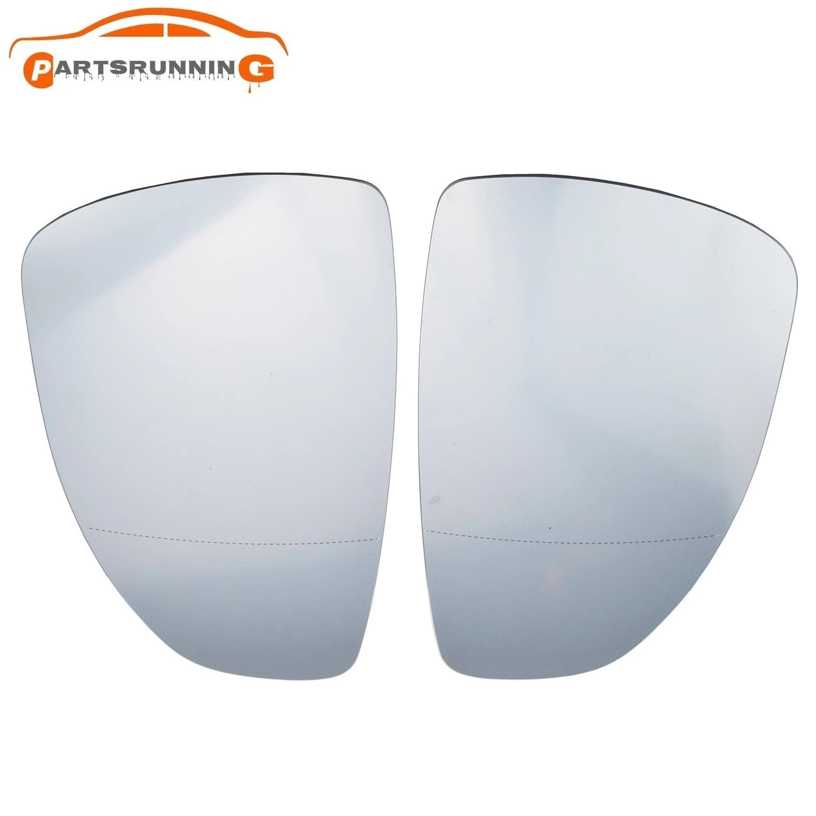 Pair Rearview Mirror Glass Heated for AUDI R8 2007-2015 TT 2006-2014 8J0857535D 6B93BC-57