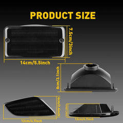 For 1997-2006 Jeep Wrangler TJ Smoke Bumper Fender Signal Side Marker Lights EOA 6B93BC-57