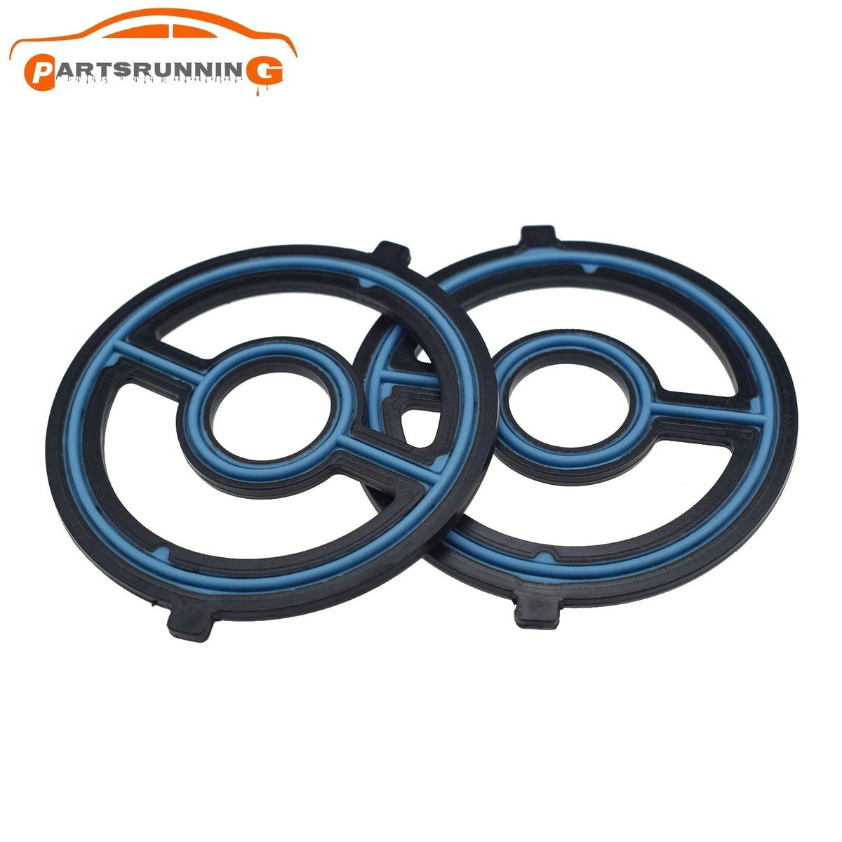 2PCS Engine Oil Cooler Gasket LF0214700 For Mazda 3/5 SPEED 6 CX7 2.0 2.3 2.5 6B93BC-57
