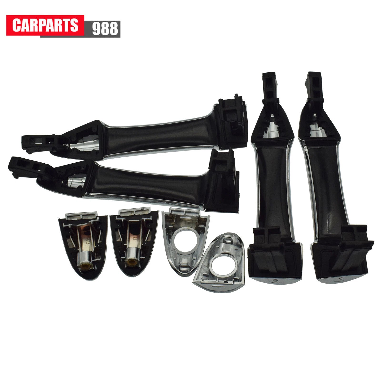 Outside Door Handle Chrome Front Rear LH RH For Kia Picanto 2011 2012 2013-2016 6B93BC-57