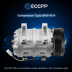 ECCPP A/C Compressor For 1999-2000 Volvo C70 S70 2000-2004 V40 2.3L 2.4L