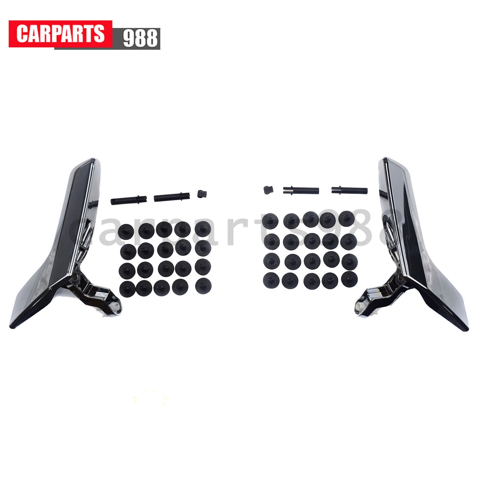 Left Right Interior Door Handle Repair Kit Silver For Mercedes W204 C250 C300 6B93BC-57