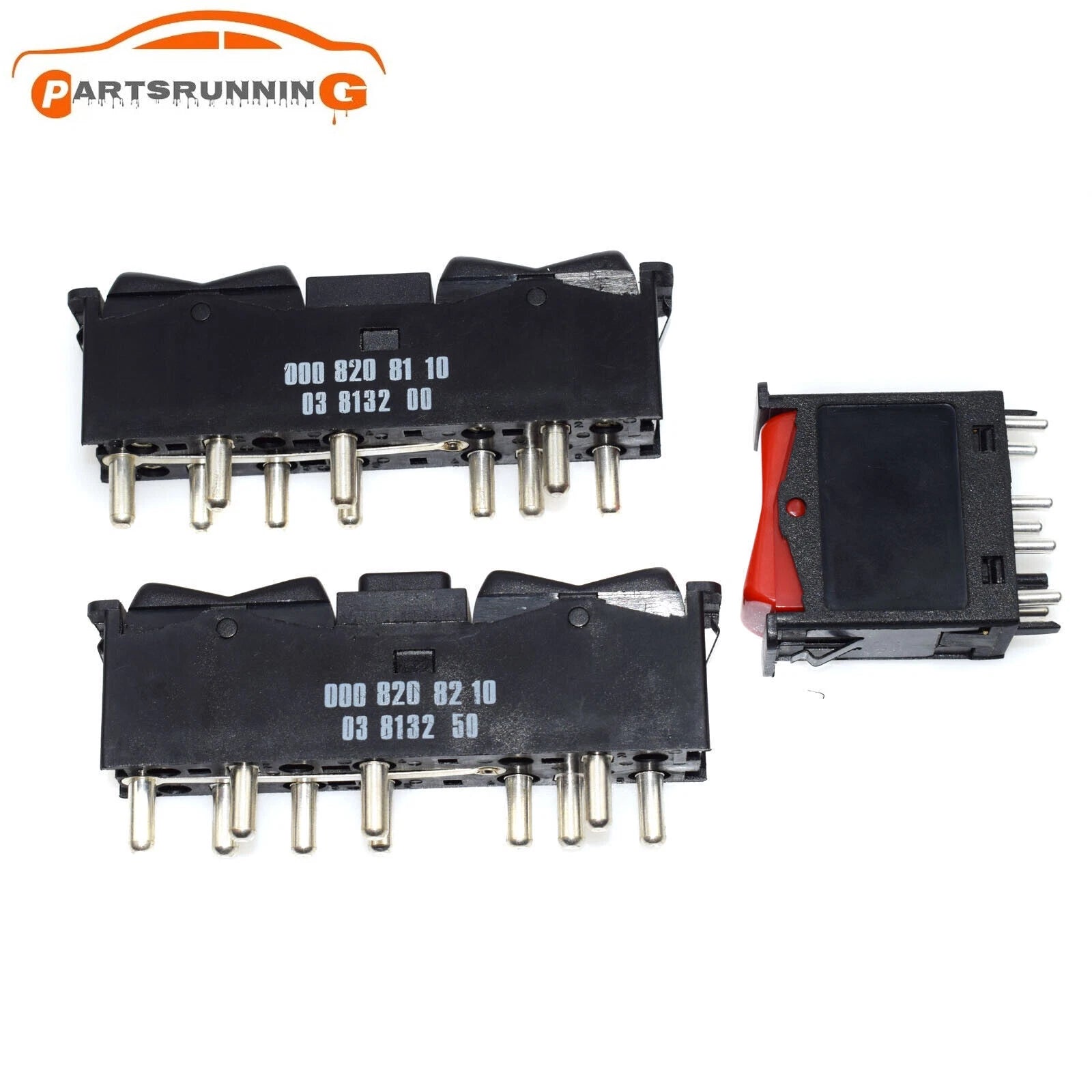 Electric Power Window Switch& Emergency Light Switch For Mercedes W123 W201 W126 6B93BC-57