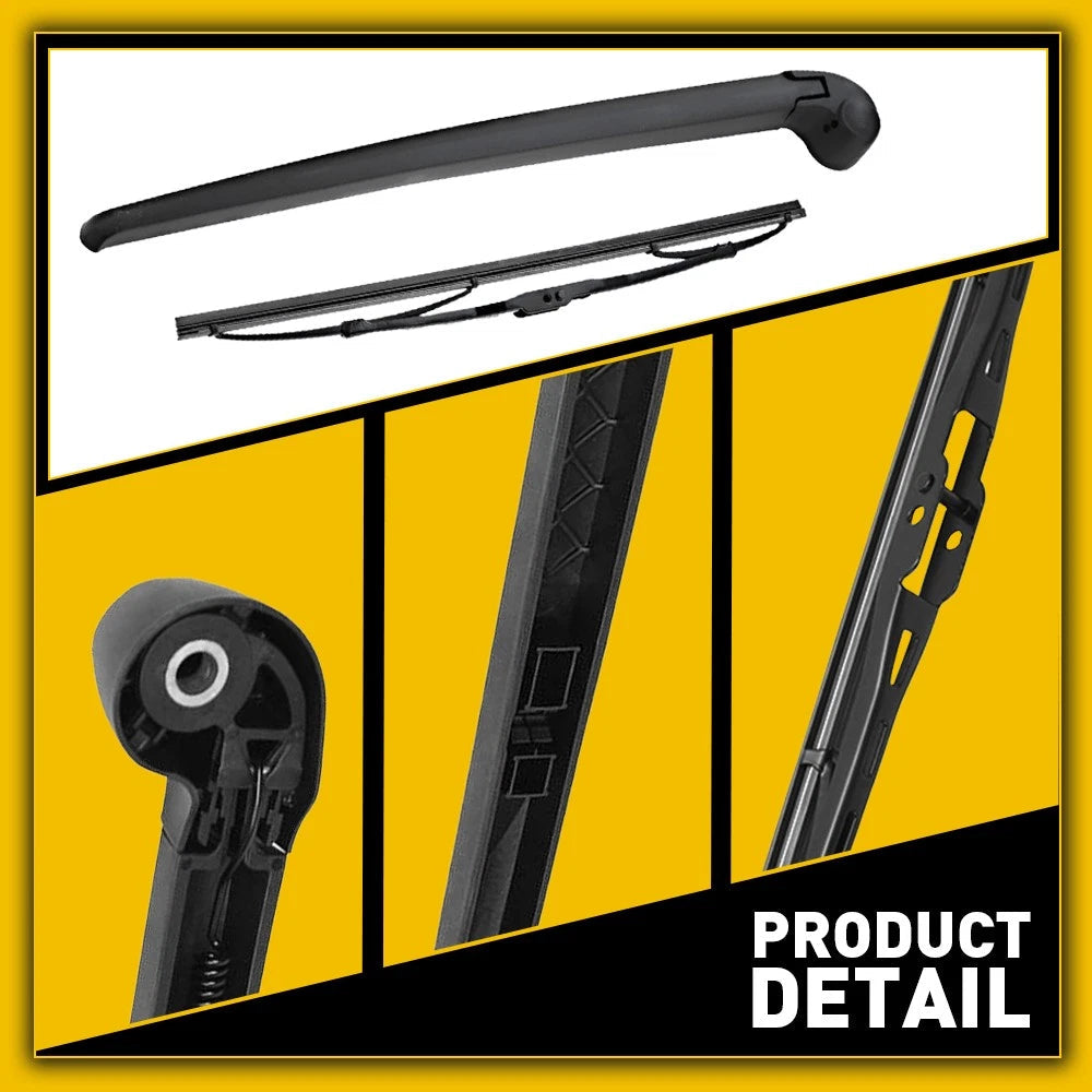 Rear Window Windshield Wiper Arm w/ Blade Set fits 2007-2015 Audi Q7 4L0955425 6B93BC-57