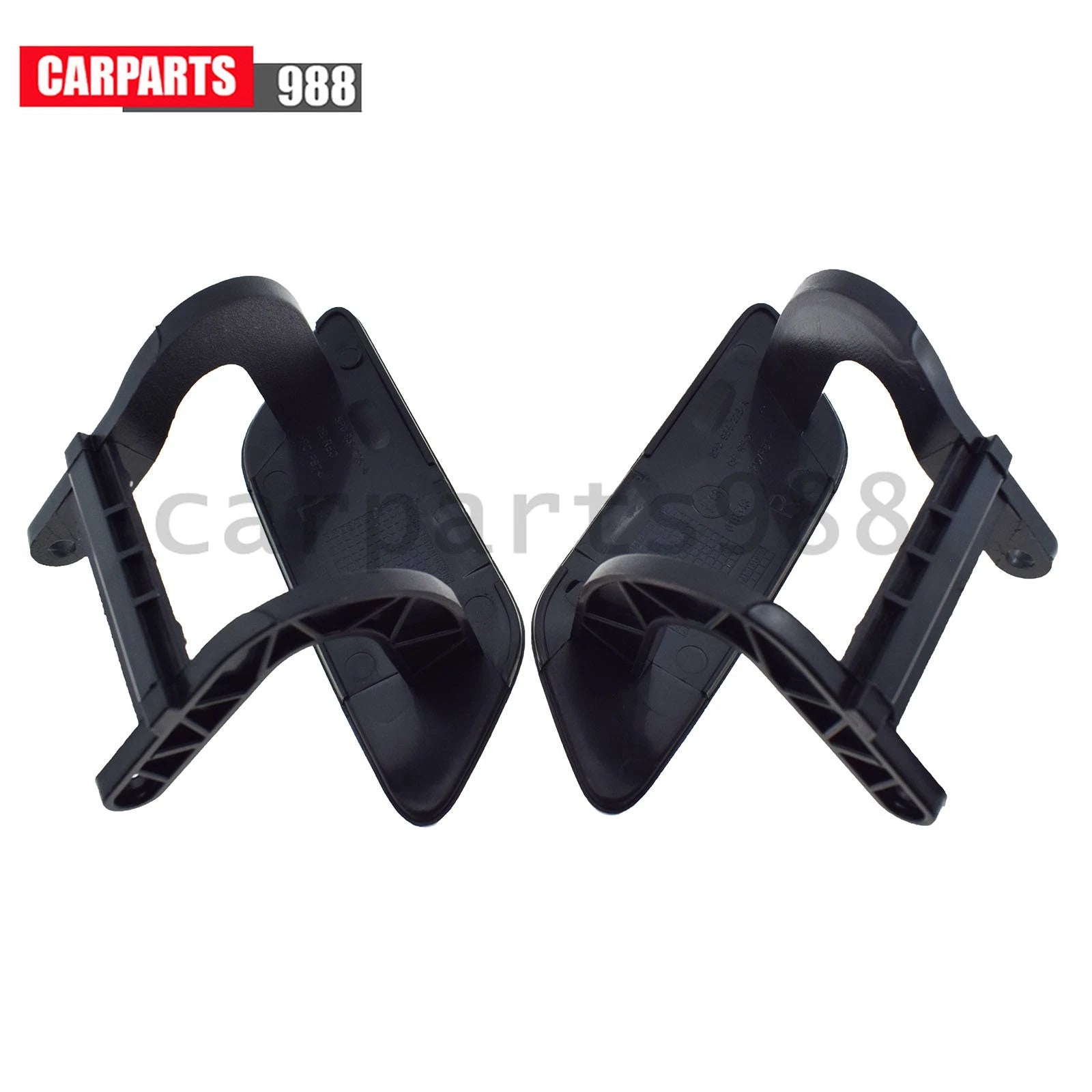 For Audi A3 2008-2014 Front Left Right Bumper Headlight Washer Nozzle Cover 2Pcs 6B93BC-57