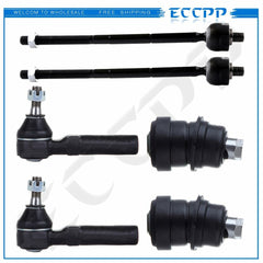 6x Front Lower Ball Joints Inner Outer Tie Rods For Chrysler PT Cruiser Dodge 6B93BC-57