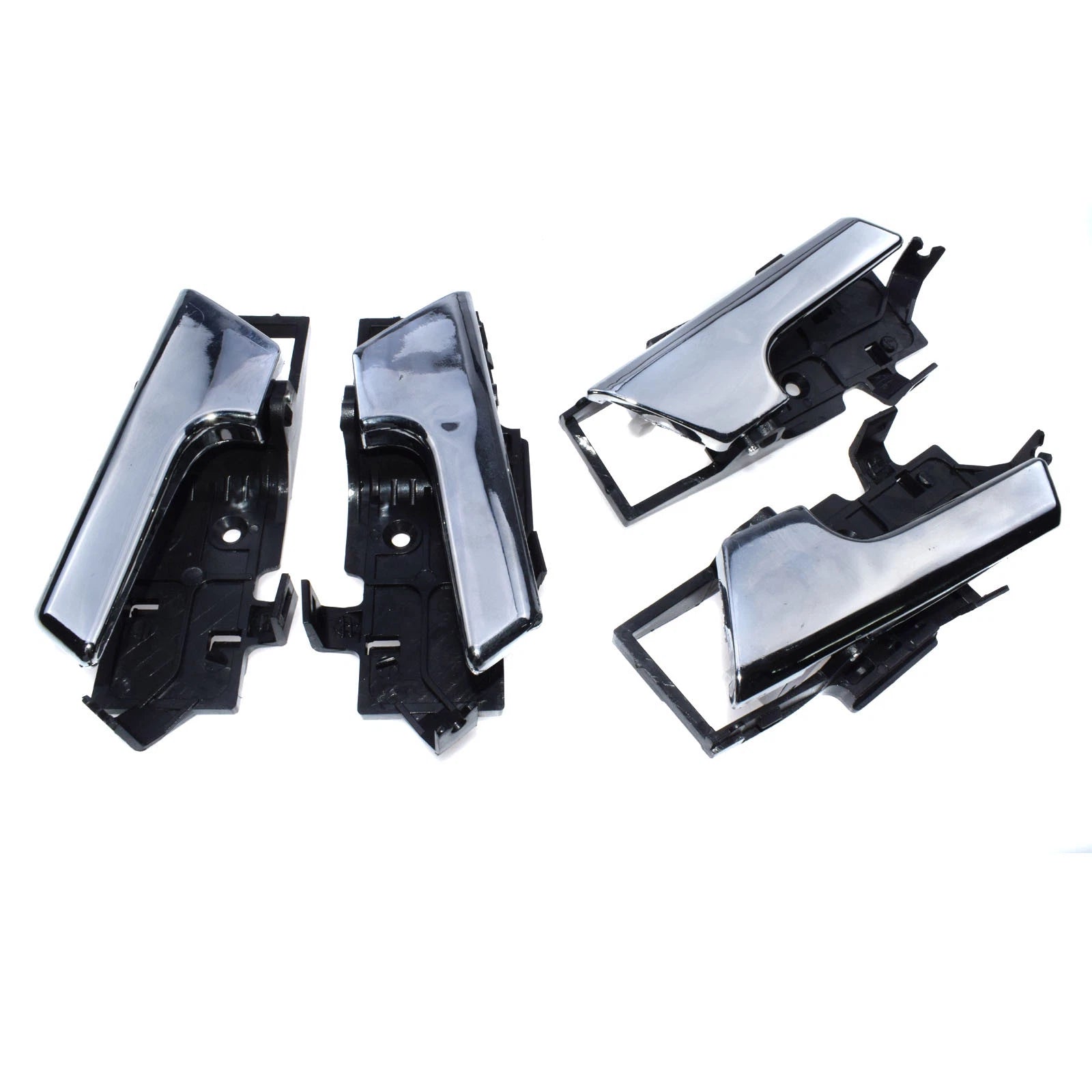 4Pcs Chrome Inside Door Handle Front Rear Left Right For Chevy Aveo Pontiac G3 6B93BC-57