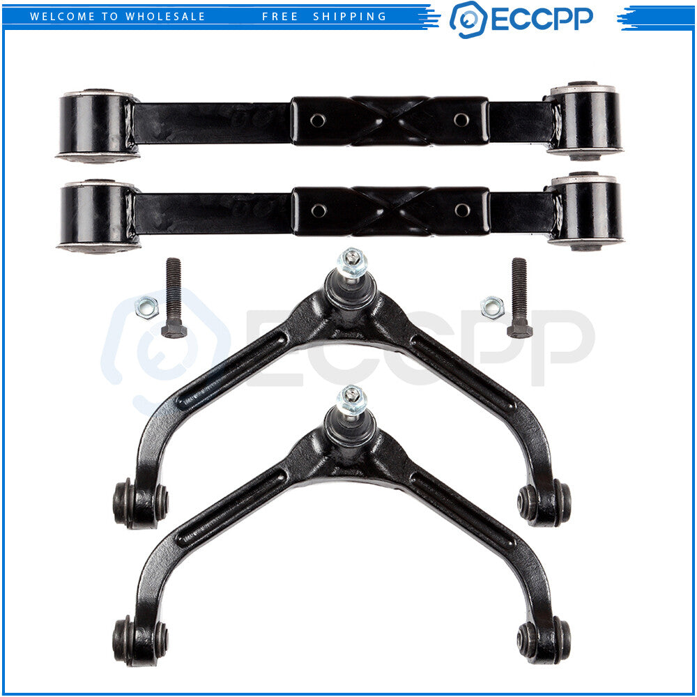 Front Rear Control Arm And Ball Joint For 2002 2003 2004 05 06 2007 Jeep Liberty