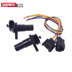 For Nissan Altima Versa Sentra Set of 2 Trans Input/Output Speed Sensor +Pigtail 6B93BC-57