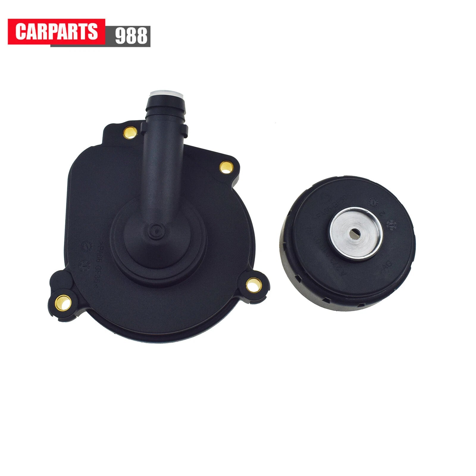 For Mercedes C230 C280 C300 Crankcase Breather Oil Drip Pan +Oil Separator Cover 6B93BC-57