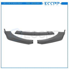 3x Front Lip Splitters For 15-20 Subaru WRX Carbon Fiber Look