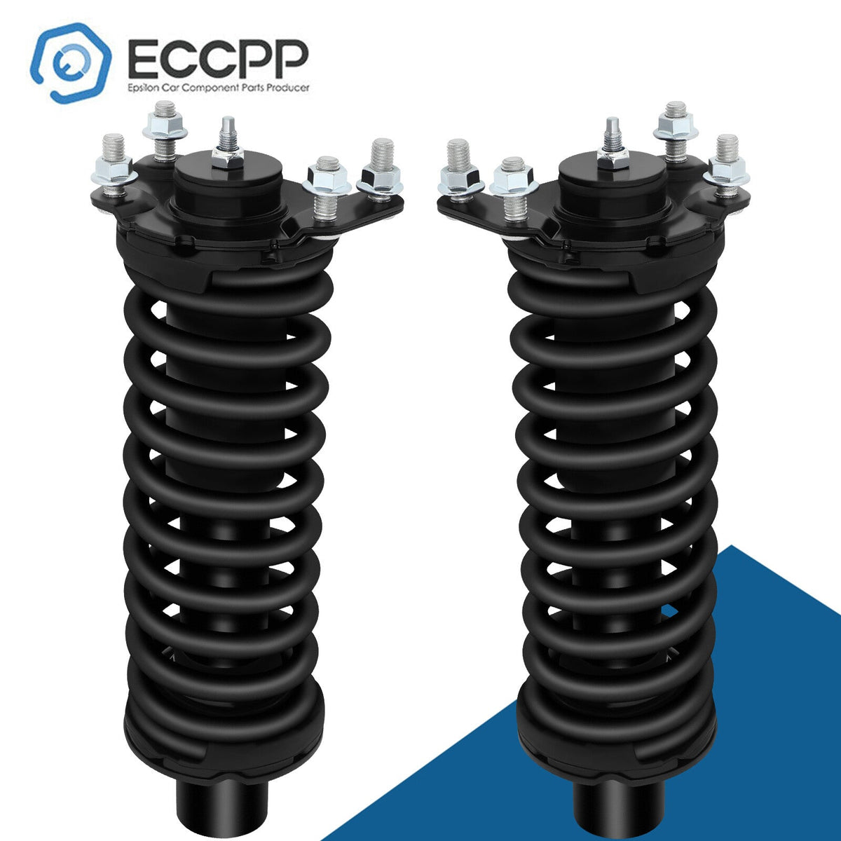 Fits 2007-2011 Dodge Nitro Front Pair Complete Shocks / Struts & Coil Spring x 2 6B93BC-57