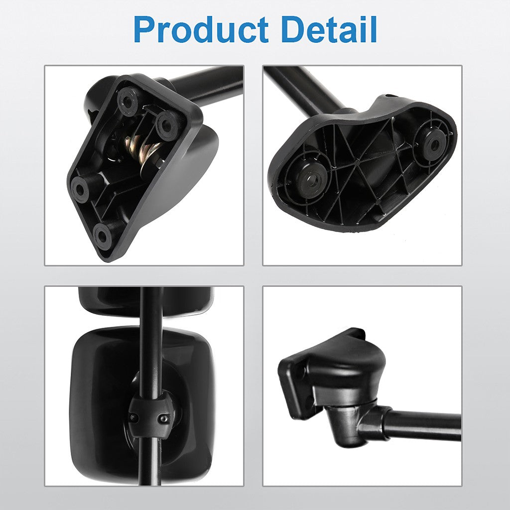For 03-16 Freightliner M2 Columbia M2 Door Mirrors Complete Black Heated LH+RH 6B93BC-57