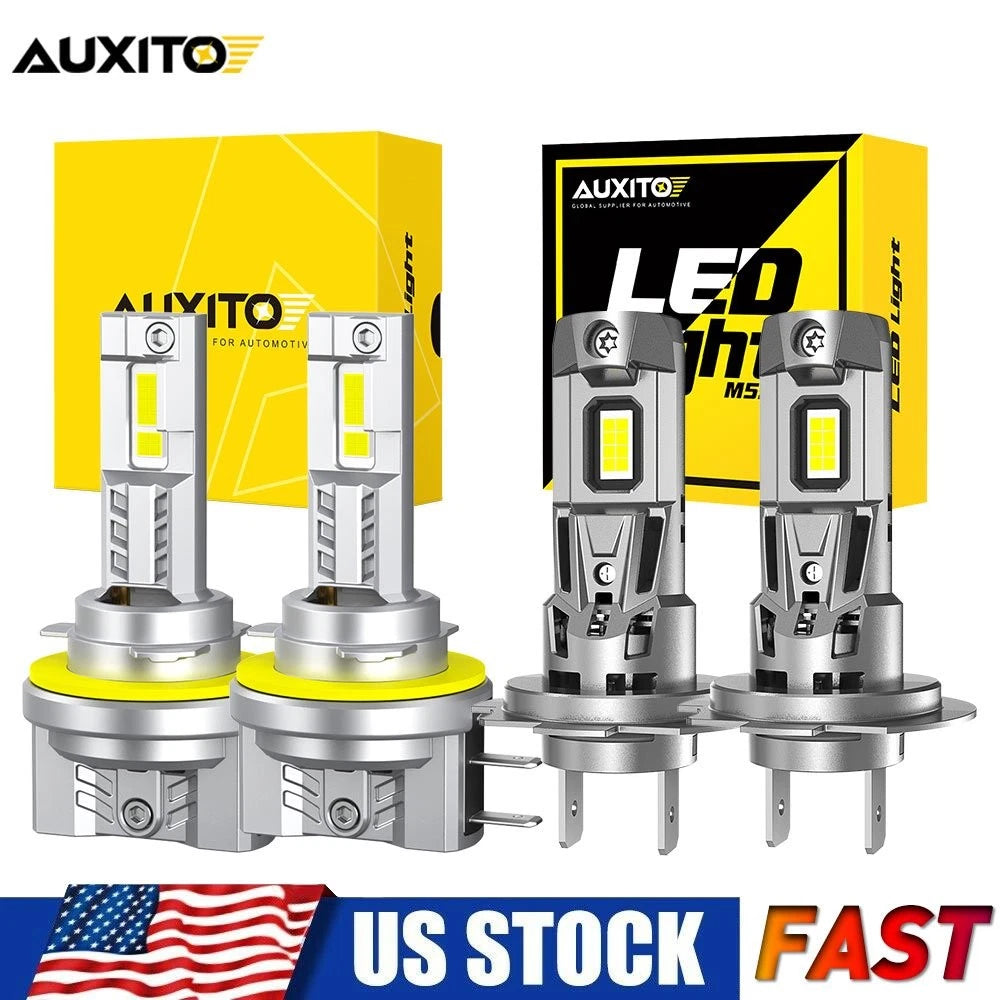 FOR Mercedes-Benz CLA250 2014 2015 2016 2019 LED Headlight Kit H7/H15 Bulb Hi Lo 6B93BC-57