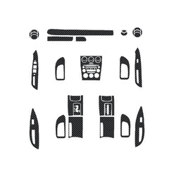 Interior Center Console Carbon Fiber Molding Sticker Decals For Mazda 6 2003-05
