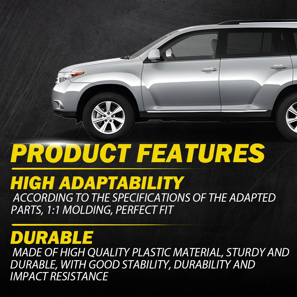 Interior Door Handle For 2008-2013 Toyota Highlander Front Driver Silver lever A 6B93BC-57
