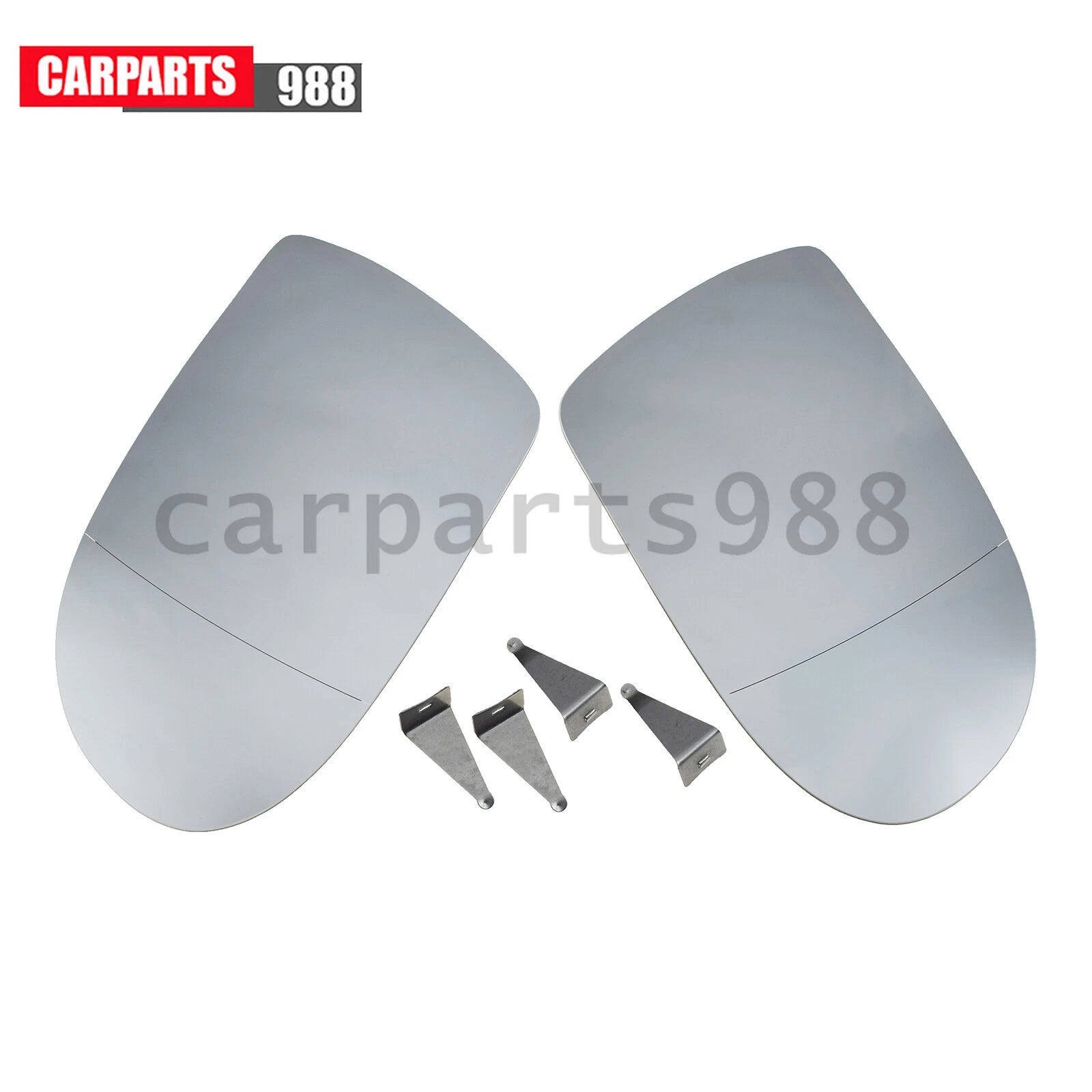 Pair Left Right Heated Mirror Glass for Mercedes SL500 SL550 SLK280 A1718100121 6B93BC-57