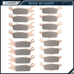 Front Rear Brake Pads For Yamaha Grizzly YFM 550 700 2007-2009 2010 2011 8 sets 6B93BC-57