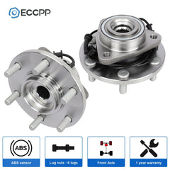 Pair Front Wheel Hub Bearings Assembly For Infiniti QX80 QX56 For Nissan Armada 6B93BC-57