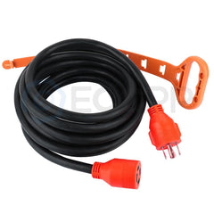 Generator Extension Cord 20 Ft 4 Prong Power Cable 10 Gauge 30 Amp Adapter Plug 6B93BC-57