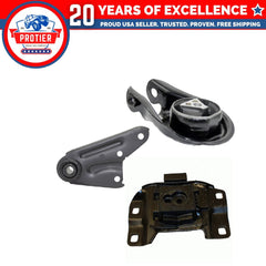 Motor & Trans Mount 3PCS Fit 2010 Mazda 3 2.0L / 10-13 Mazda 3 2.5L Manual 6B93BC-57