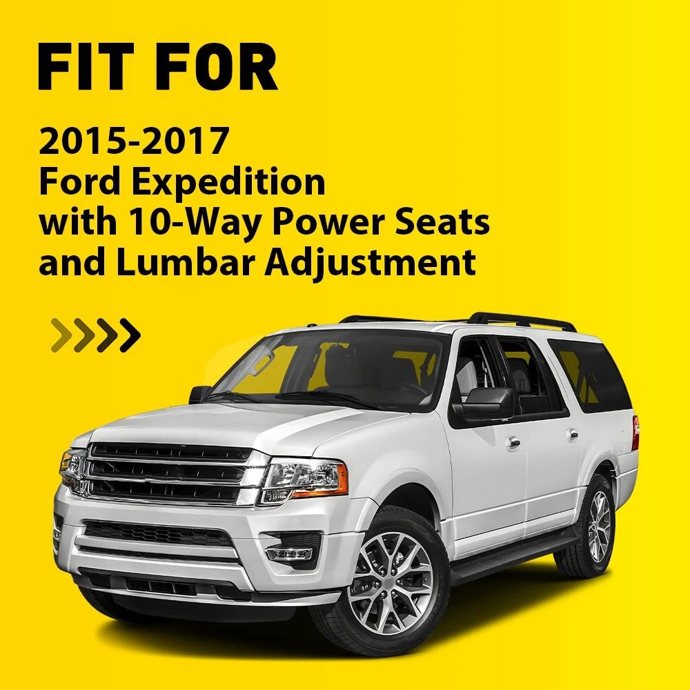 For 2015-2017 Ford Expedition w/ 10-Way Left Power Seat Cover Trim Panel Bezel A 6B93BC-57