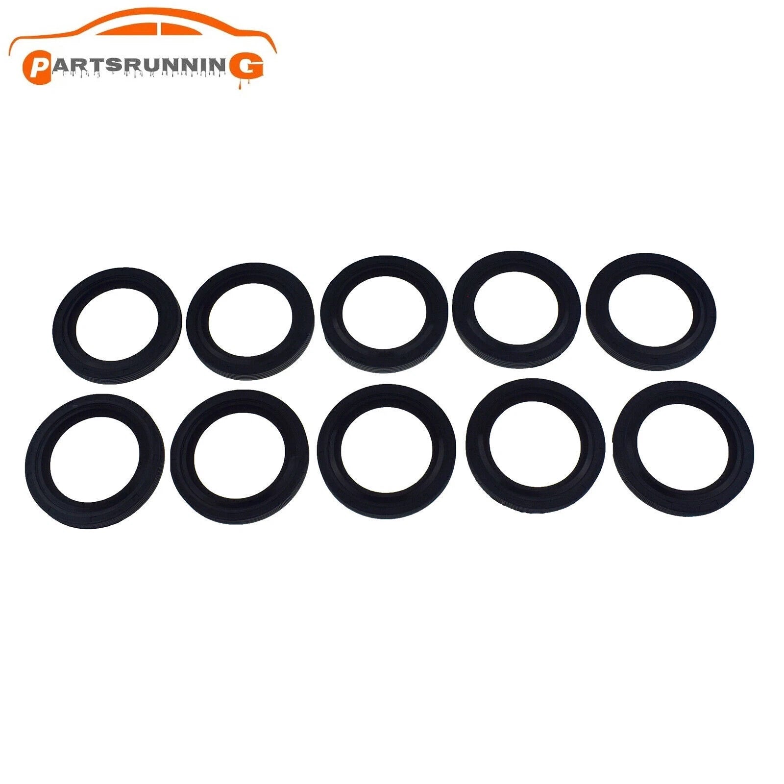 10x Front Cover Crankshaft Seal 12585673 For 4.8 5.3 5.7 6.0 6.2 LS1 LS3 LQ4 LM7 6B93BC-57