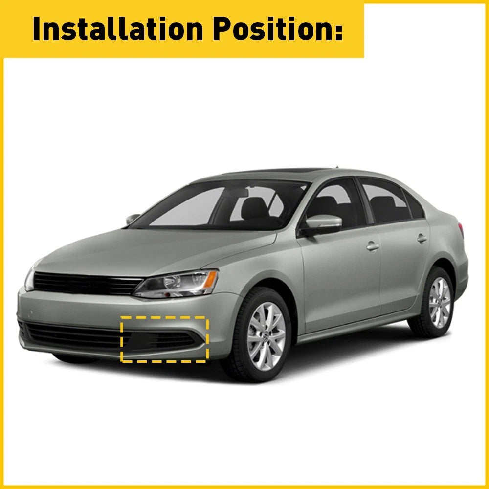 For 2011-2014 Volkswagen Jetta Front Driver Side Bumper Insert Fog Light Cover A 6B93BC-57