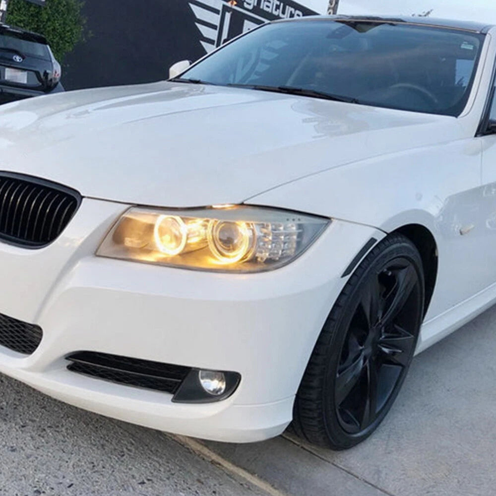 FOR 2009-2011 BMW E90 E91 LCI SEDAN SMOKE SIDE MARKER LAMPS BUMPER REFLECTOR 2PC 6B93BC-57