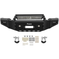 Bulkier Steel Front Rear Bumper Assembly w/ Led Lights For 2018-2020 Ford F-150 6B93BC-57