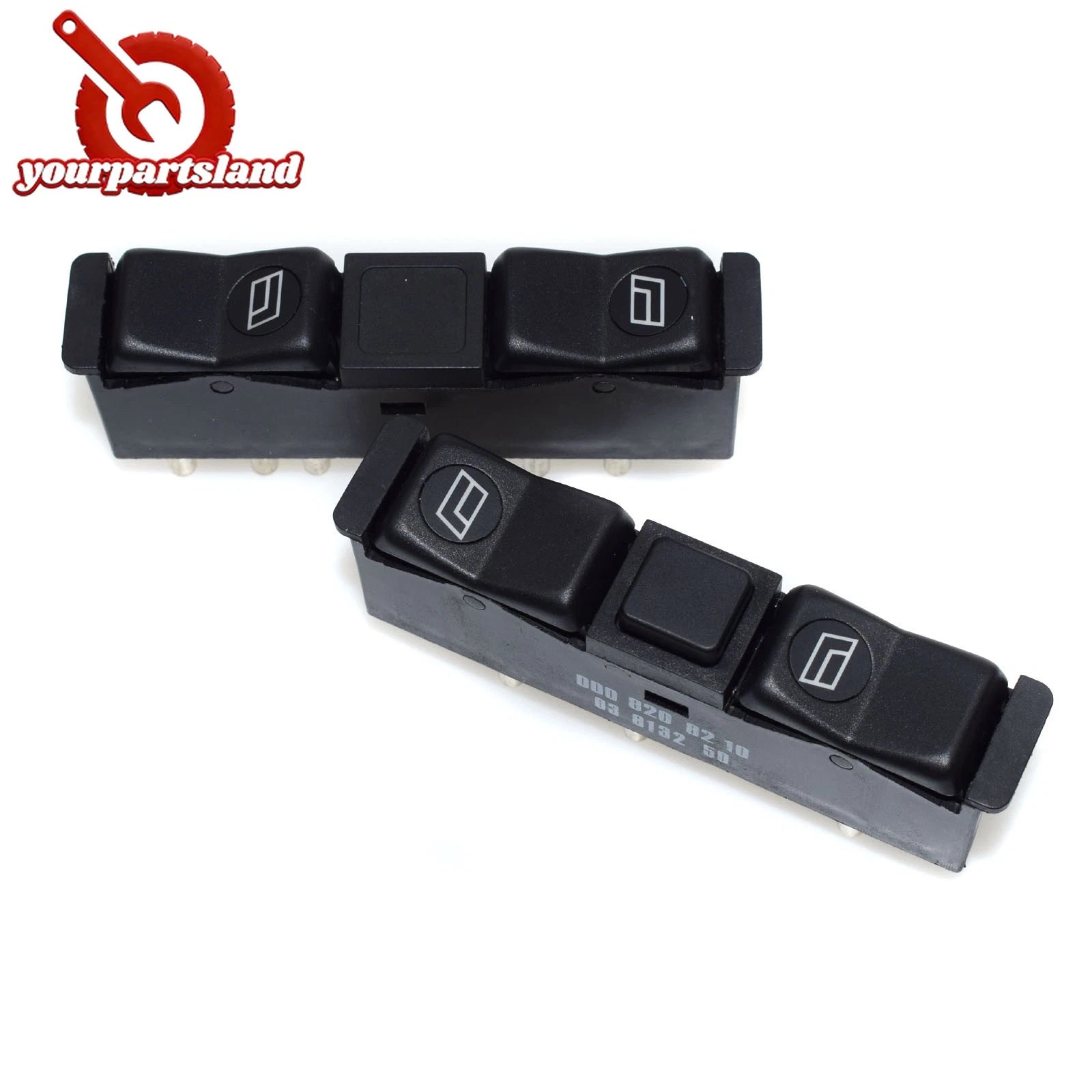 Pair Front Right&Left Door Master Electric Power Window Switch for Mercedes Benz 6B93BC-57