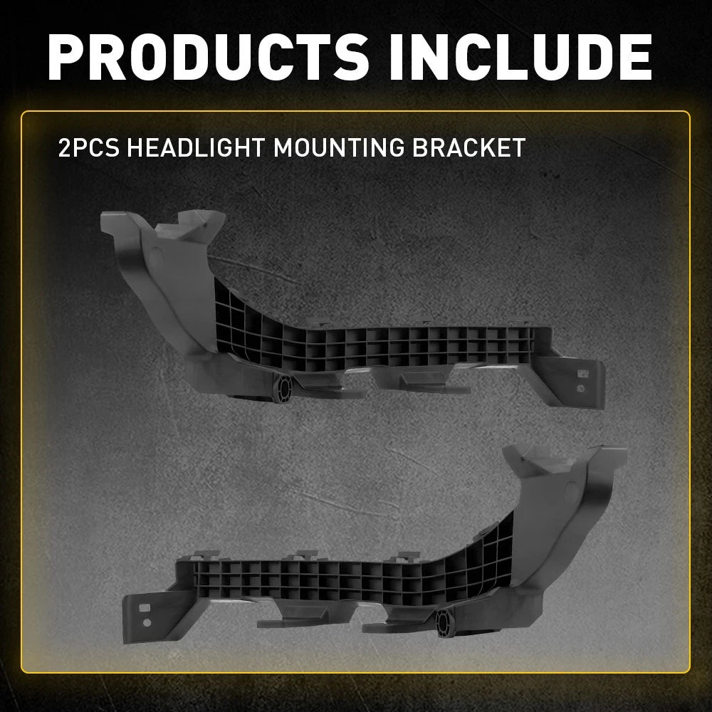 2X For Honda HR-V 2023 2024 2025 Driver Passenger Headlight Mounting Bracket EOA 6B93BC-57