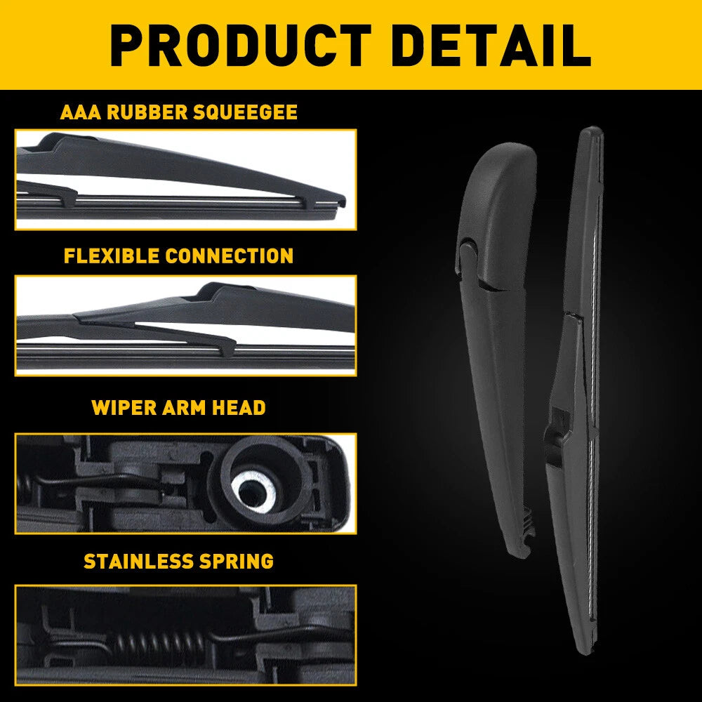 Fit For 2017-2019 JEEP COMPASS Rear Windshield Wiper Arm Blade Set EOA 6B93BC-57