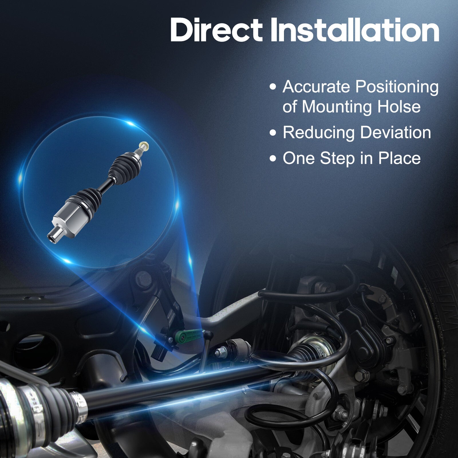 For Pontiac Grand Prix 1997-2008 V6 3.8L Front Left CV Axle Shaft 6B93BC-57