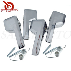 Interior Door Handle LH RH 4PCS For 2007-2014 Ford Edge 07-15 Lincoln MKX Chrome 6B93BC-57