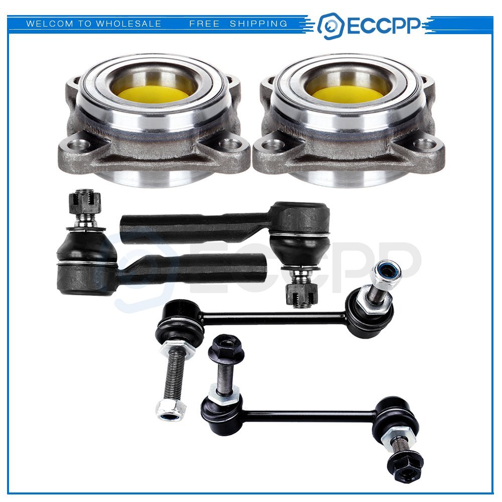 Front Wheel Bearing Tie Rods Sway Bars Link Fits 2003 - 2009 4Runner FJ Cruiser KOEEP