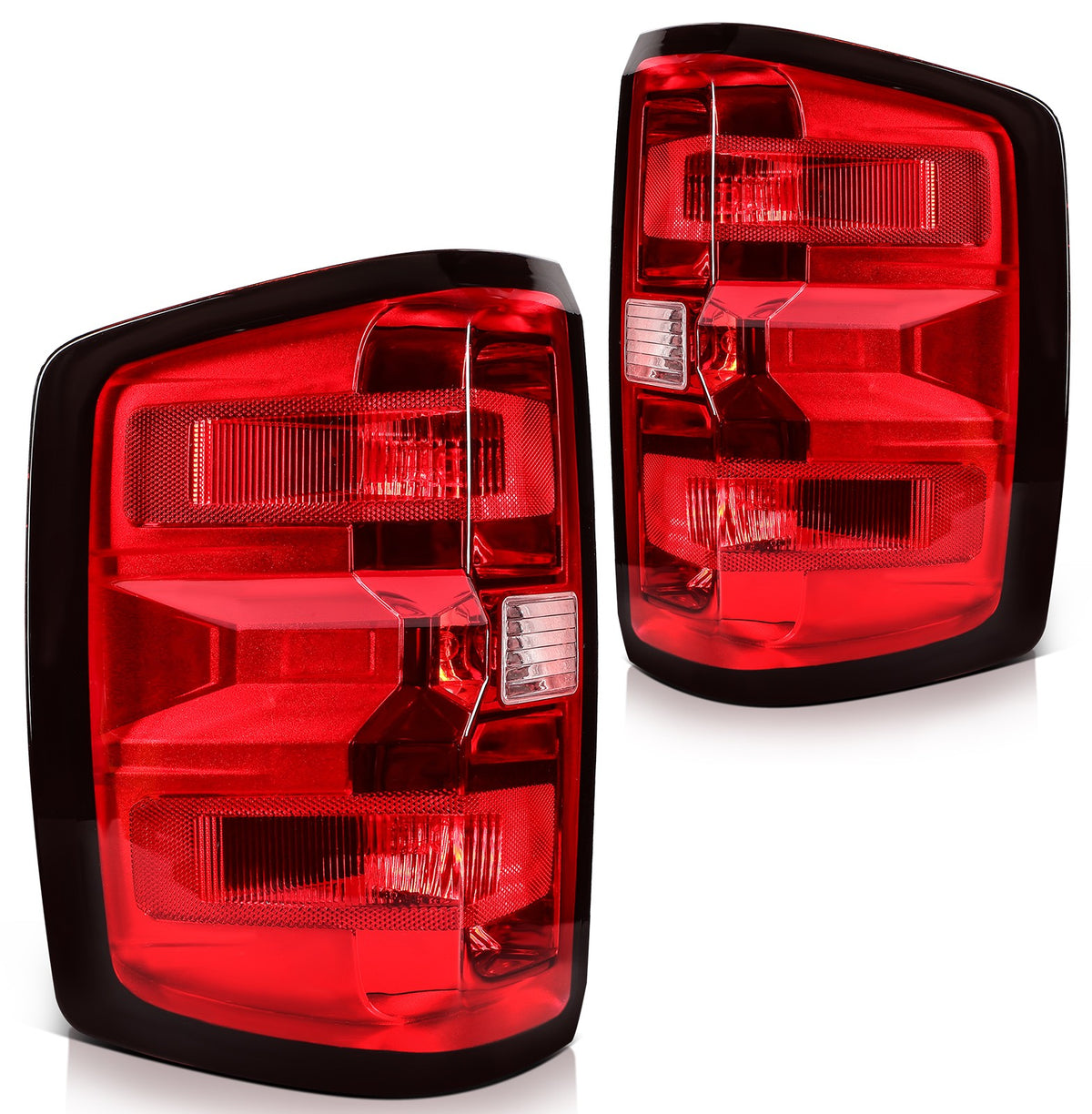 For Chevy Silverado 1500 2500 3500HD 2014-2019 Brake Lamp Tail Lights Pair