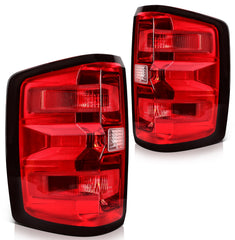 For Chevy Silverado 1500 2500 3500HD 2014-2019 Brake Lamp Tail Lights Pair