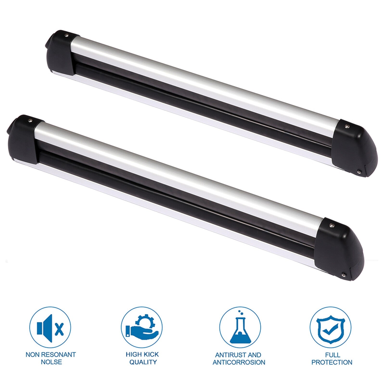 Top Roof Rack Ski Carriers Mount For Universal 2 Snowboard or 4 Skis 6B93BC-57