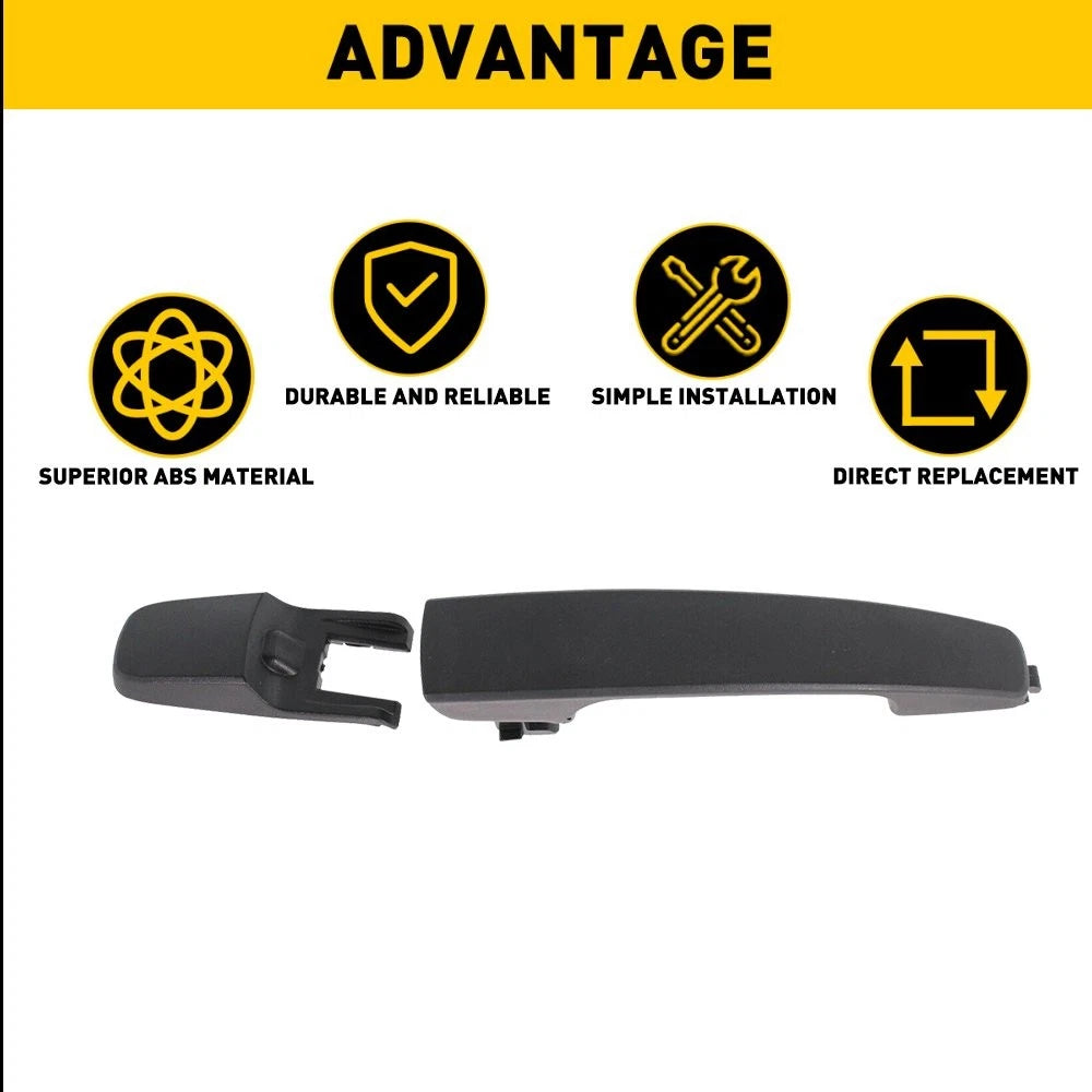 RH Passenger Side Outside Exterior Door Handle for Black 2008-2011 Ford Focus EA 6B93BC-57