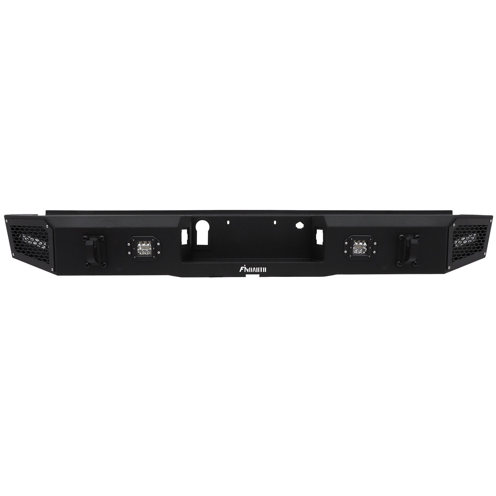 ECCPP Heavy Rear Bumper w/ LED Lights & Winch Plate For 2018 19-2020 Ford F-150 KOEEP
