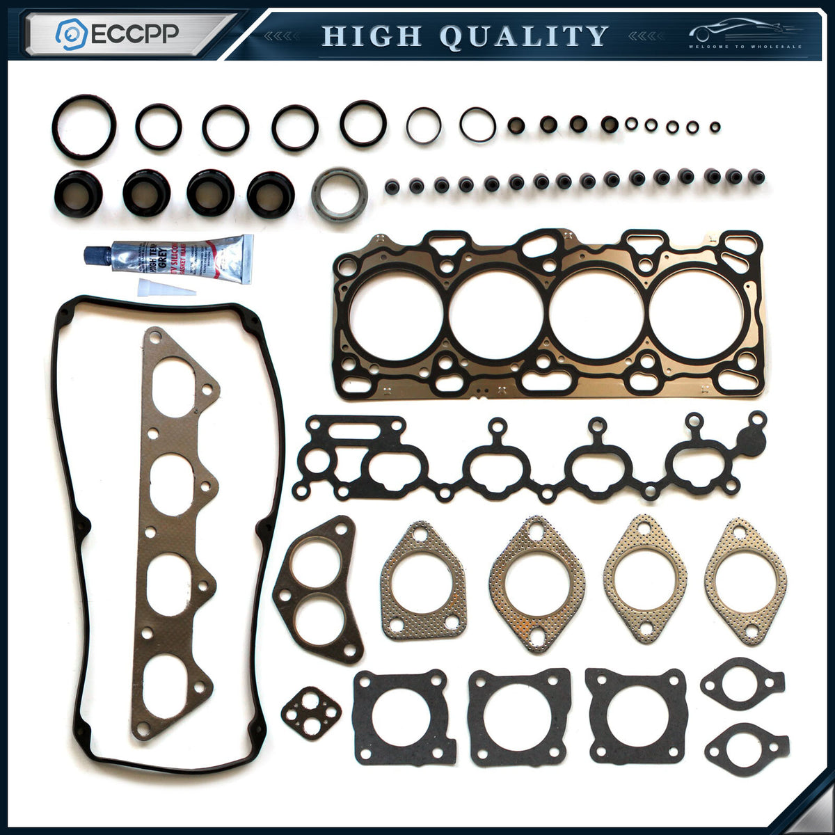 ECCPP Head Gasket Set For 99-05 Dodge Mitsubishi Chrysler 2.4L SOHC 4G64