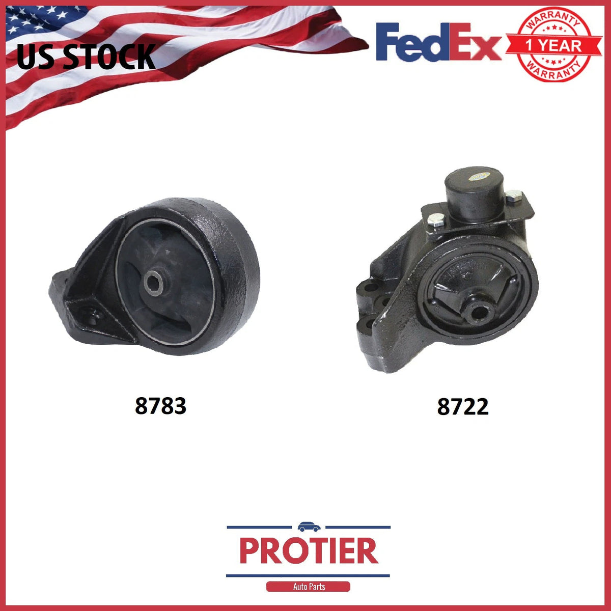 FRONT RIGHT & REAR ENGINE MOTOR MOUNT SET FOR 1999-2005 HYUNDAI SONATA 2.4L 6B93BC-57