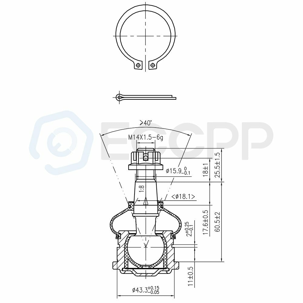 10x For 1996-2002 Toyota 4Runner Front Upper Ball Joints Sway Bar Links Tie Ends 6B93BC-57