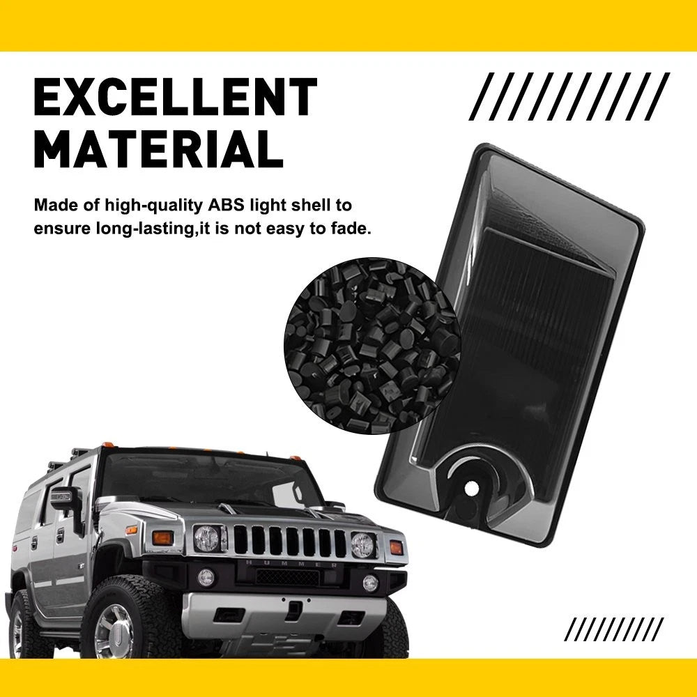 20X Smoked Cab Roof Running Light Housing Cover For Hummer H2/SUT 2003-2009 EOA 6B93BC-57
