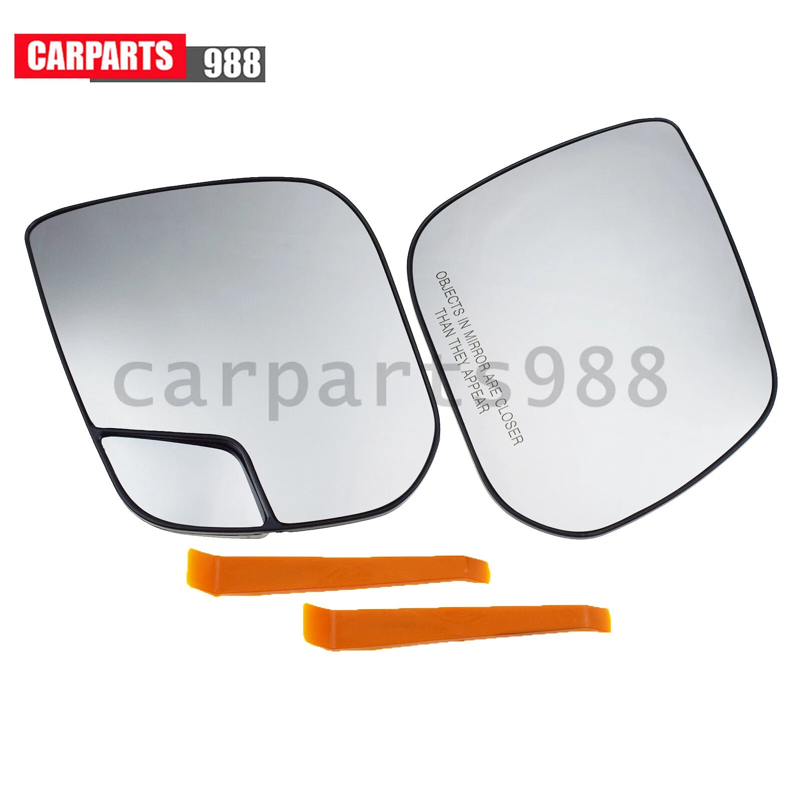 2Pcs Left & Right Rearview Heated Mirror Glass For Chevy Colorado GMC Canyon 6B93BC-57