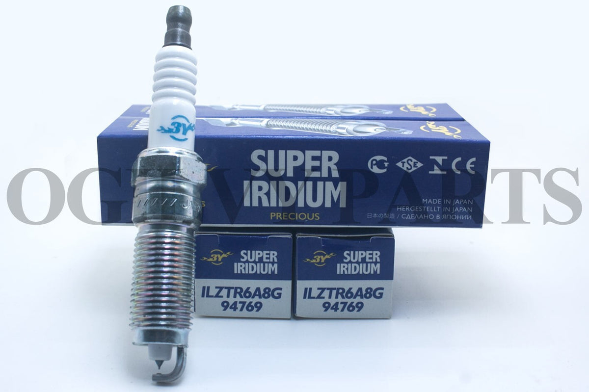 (94769)  3Y For Replacement Spark Plugs x4 NGK ILZTR6A8G 94769 96326 OE252