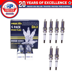 6x iridium spark plugs LFR5AIX-11 4469 fits Hyundai 6B93BC-57