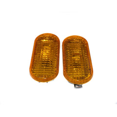 Front Pair LED Fender Side Marker Lights For VW MK4 Jetta Bora Passat 3B0949117B 6B93BC-57