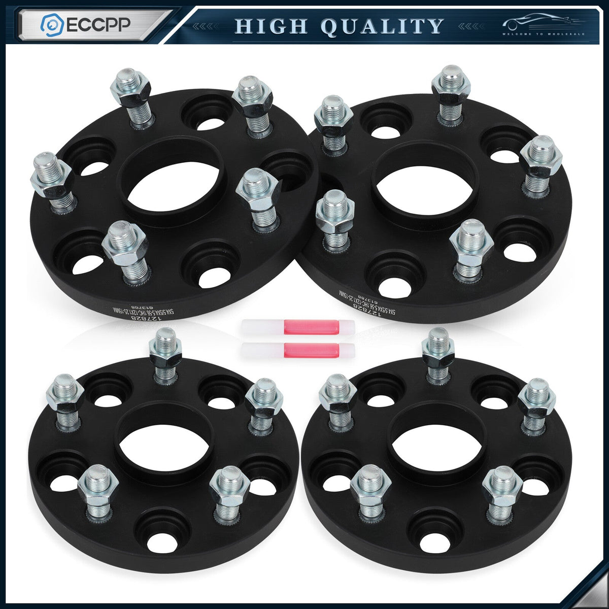 4 Pcs 15mm 5x114.3 Hub Centric Wheel Spacers For Subaru Legacy Outback 2015-2025 6B93BC-57